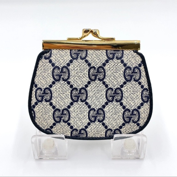 AUTH GUCCI GG Supreme Coin Purse Pouch - Picture 3 of 12